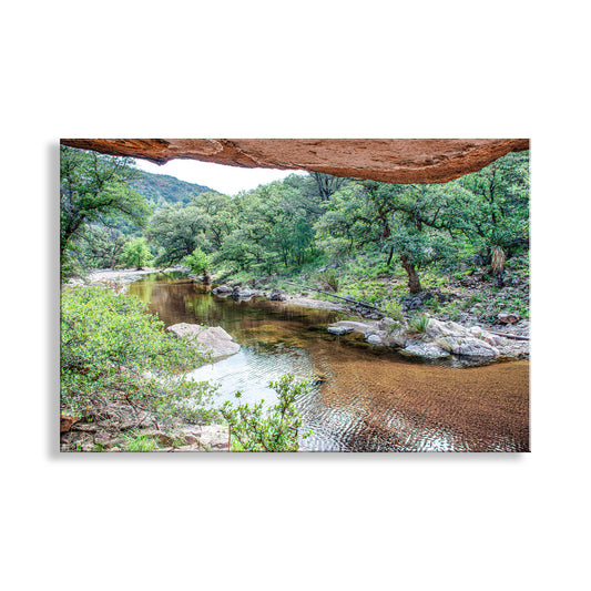 Desert Canyon Landscape Art Print in Southern Arizona Wilderness