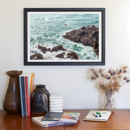 Mendocino Coast Art with Pacific Ocean Waves at Point Arena