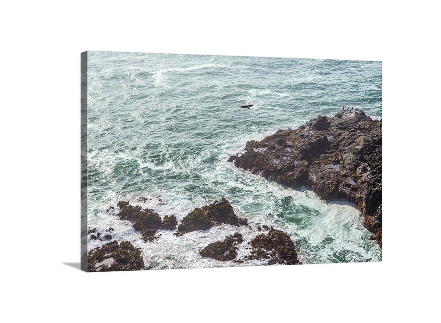 My splendid Mendocino California ocean art just for you! Here, a splendid collision of land and sea. Unique, original signed art by Murray Bolesta.