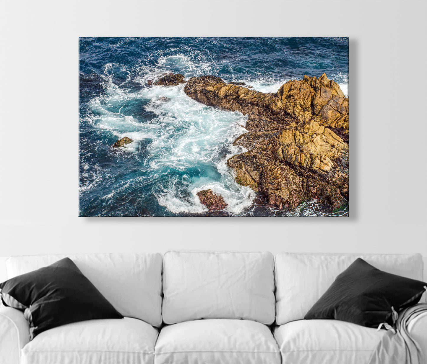 Monterey Coast Photo with Point Lobos Ocean Waves