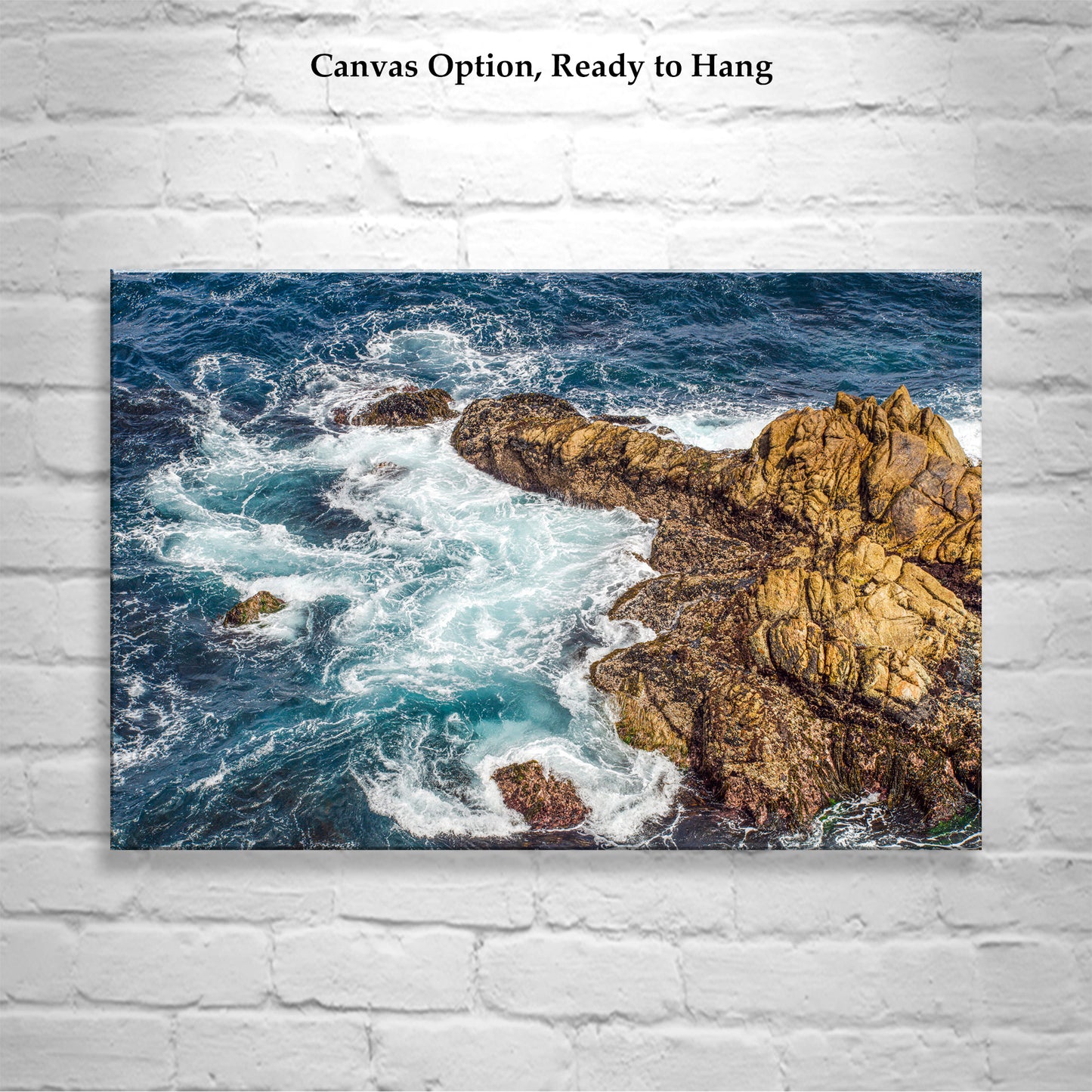 Monterey Coast Photo with Point Lobos Ocean Waves