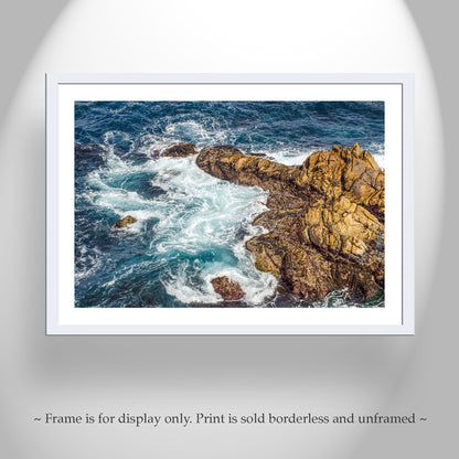 Monterey Coast Photo with Point Lobos Ocean Waves