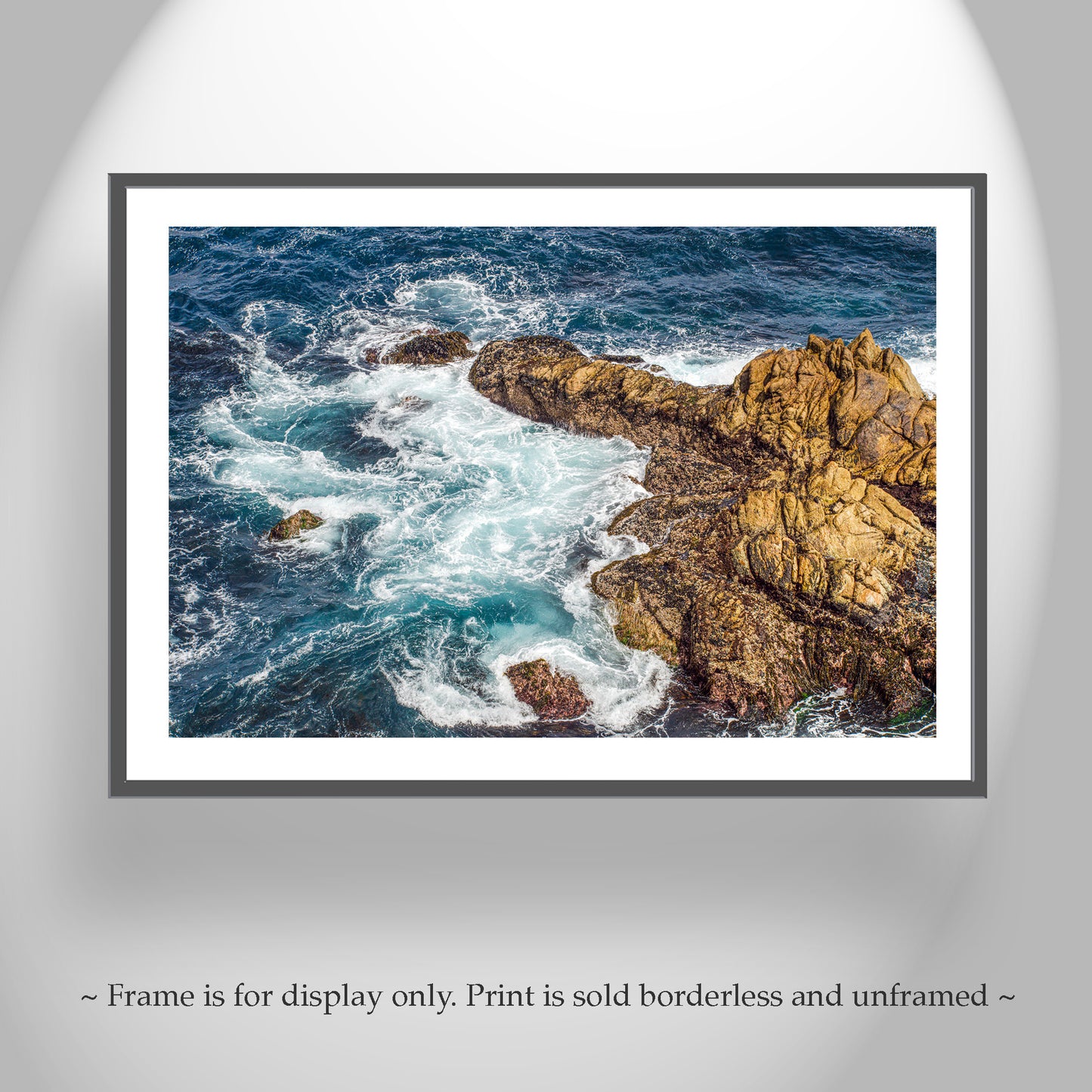 Monterey Coast Photo with Point Lobos Ocean Waves