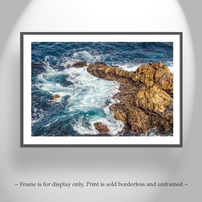 Monterey Coast Photo with Point Lobos Ocean Waves