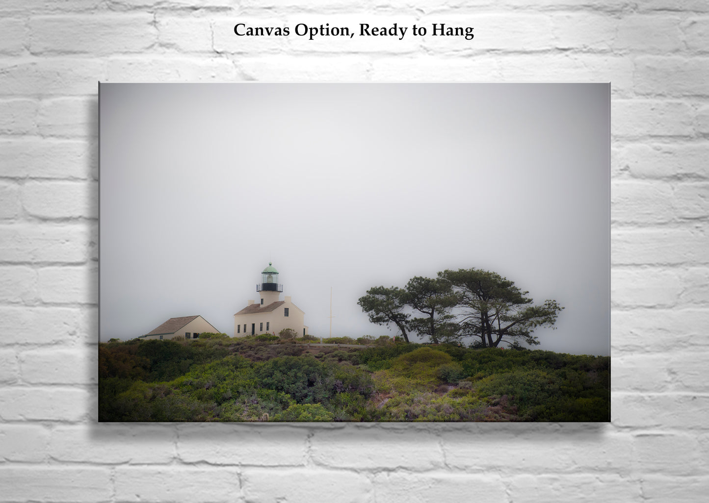 San Diego Point Loma Lighthouse Photograph as Wall Decor