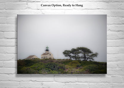 San Diego Point Loma Lighthouse Photograph as Wall Decor