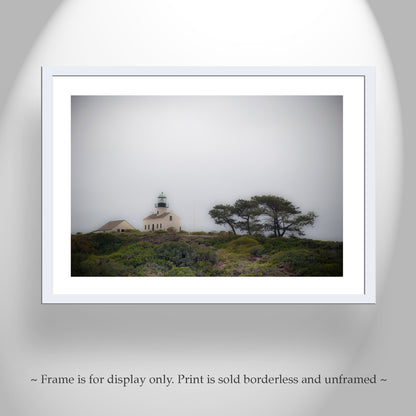 San Diego Point Loma Lighthouse Photograph as Wall Decor