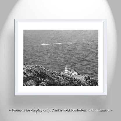 Point Reyes Lighthouse Picture in Black & White | California Coast Art