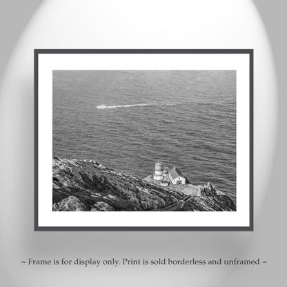Point Reyes Lighthouse Picture in Black & White | California Coast Art