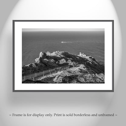 Point Reyes Lighthouse Art Photography in Black and White