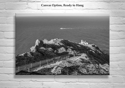 Point Reyes Lighthouse Art Photography in Black and White