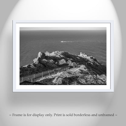 Point Reyes Lighthouse Art Photography in Black and White