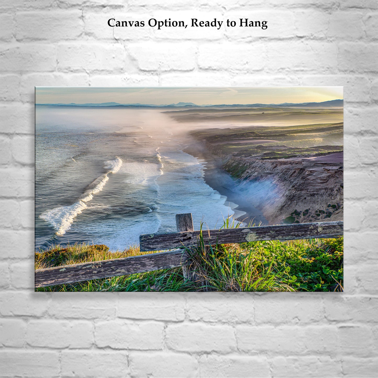 Point Reyes National Seashore California Coastal Panorama Framed Art Print