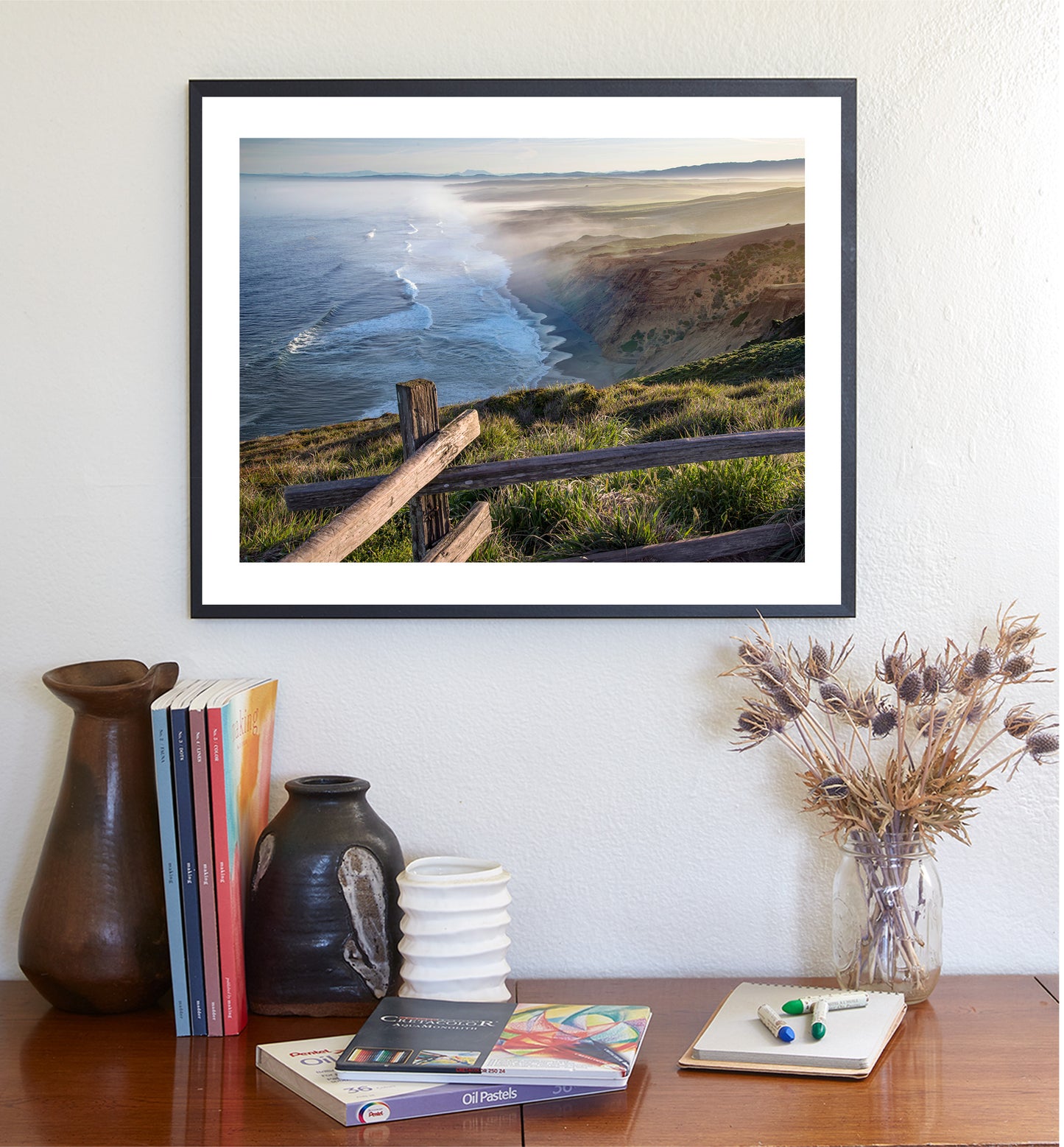 Point Reyes Seascape Art Print of California Coast