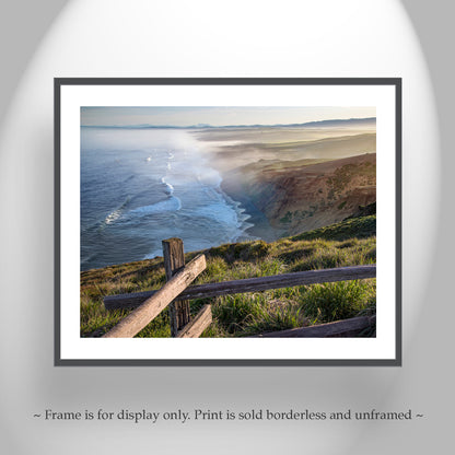 Point Reyes Seascape Art Print of California Coast