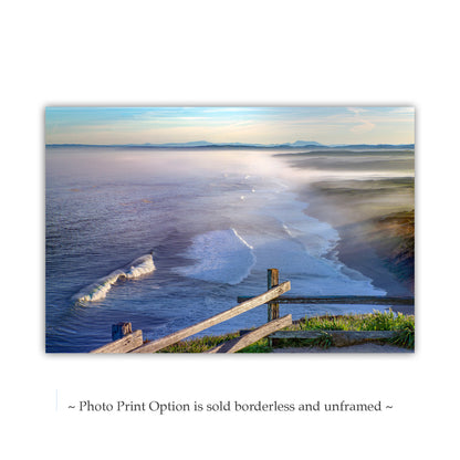 Point Reyes Beach Seascape Art Print – Marin County California Coastal Photography with Pacific Ocean Waves | Tranquil Ocean Print Gift