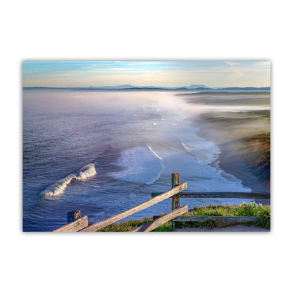 Point Reyes Beach Seascape Art Print – Marin County California Coastal Photography with Pacific Ocean Waves | Tranquil Ocean Print Gift