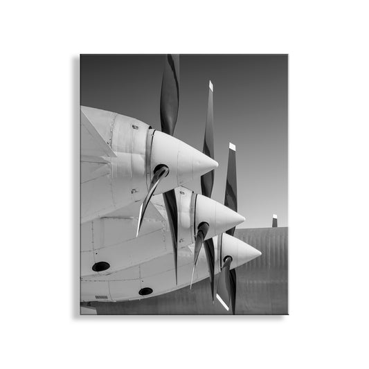 Convair B-36 Peacemaker Warbird Wall Decor – Gift for Pilot in B&W