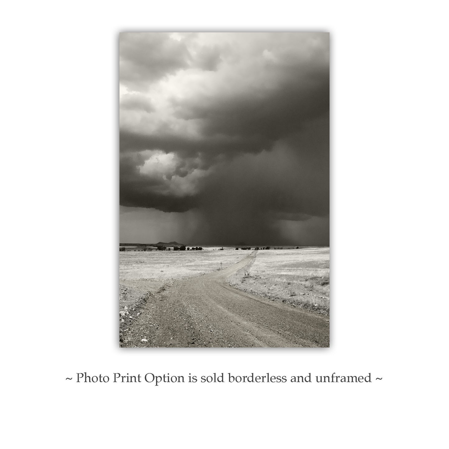 Southwest Monsoon Storm | Arizona Ranch Landscape Art | Rustic Country Roads