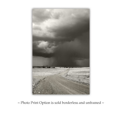 Southwest Monsoon Storm | Arizona Ranch Landscape Art | Rustic Country Roads