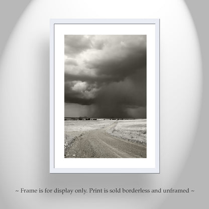 Southwest Monsoon Storm | Arizona Ranch Landscape Art | Rustic Country Roads