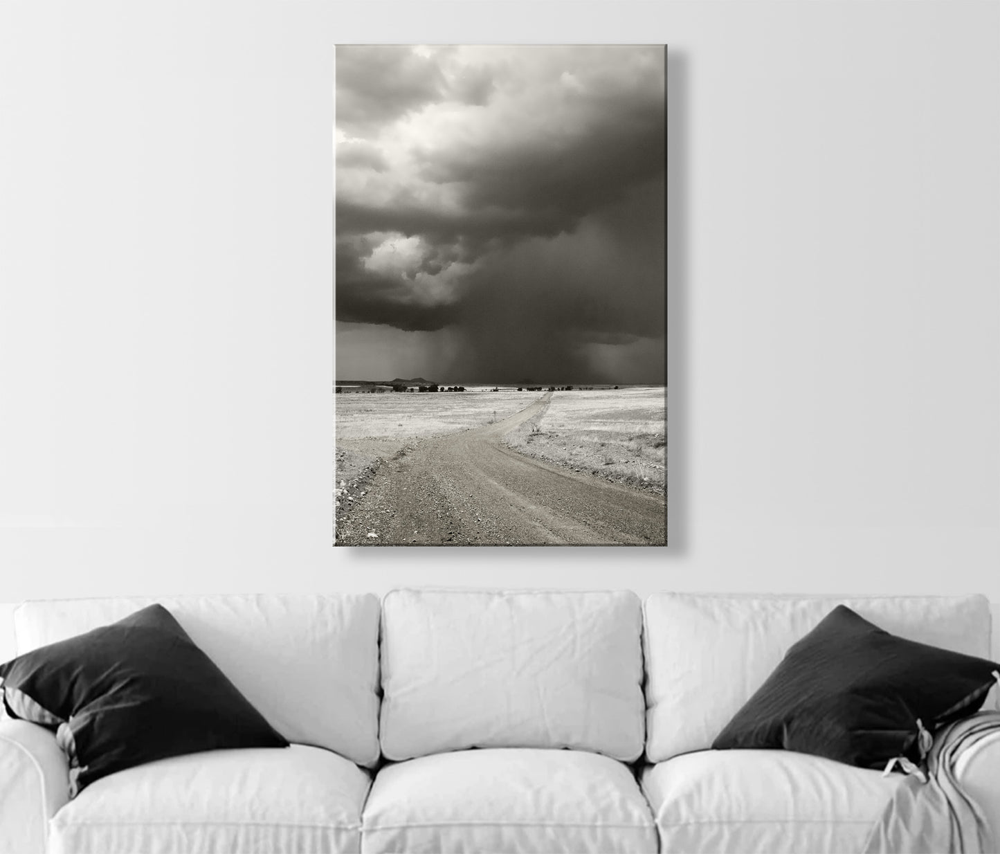 Southwest Monsoon Storm | Arizona Ranch Landscape Art | Rustic Country Roads