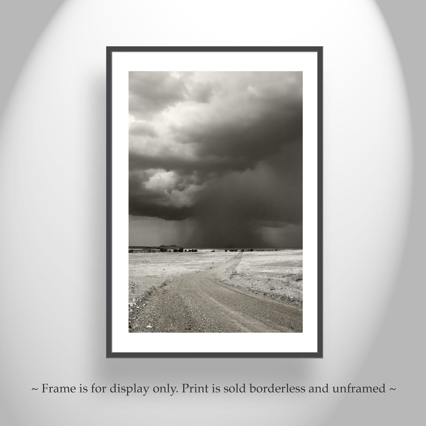 Southwest Monsoon Storm | Arizona Ranch Landscape Art | Rustic Country Roads