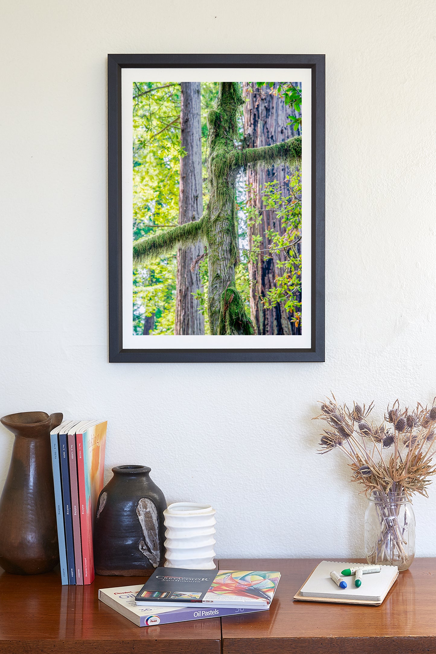 Redwood Forest Art Print from Northern California as Restful Wall Decor