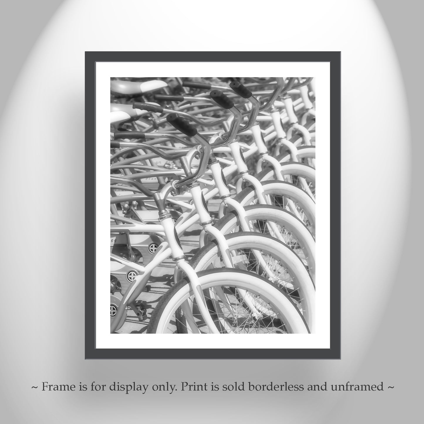 Bicycle Wall Art Print | Cool Black and White Vintage Bike Pic