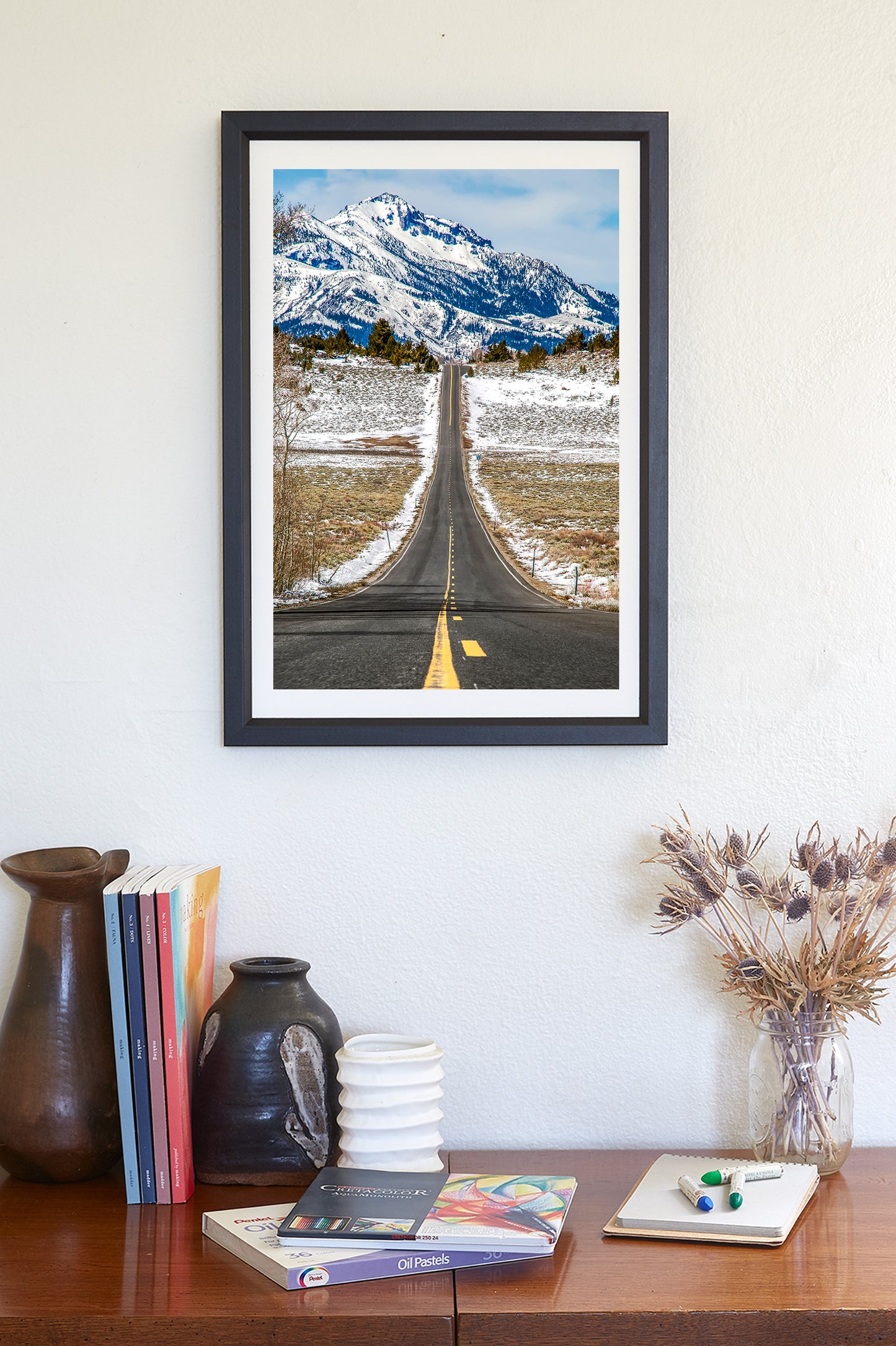 Winter Road Trip Art | Eastern Sierra California Alpine County Tahoe Region
