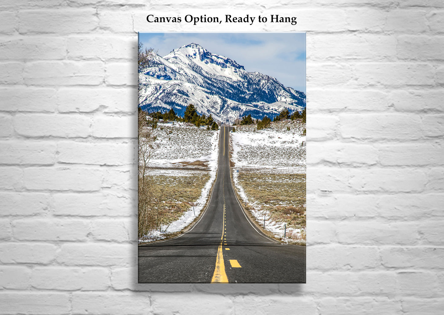 Winter Road Trip Art | Eastern Sierra California Alpine County Tahoe Region