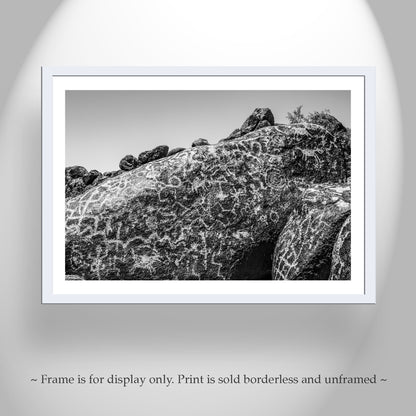 American Indian Petroglyph Fine Art Print | Arizona Desert