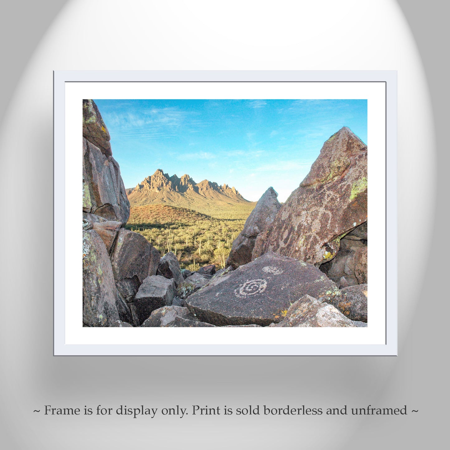 Native American Petroglyph Art - Arizona Desert Rock Print