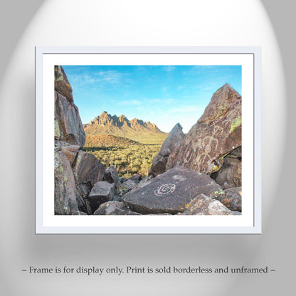 Native American Petroglyph Art - Arizona Desert Rock Print