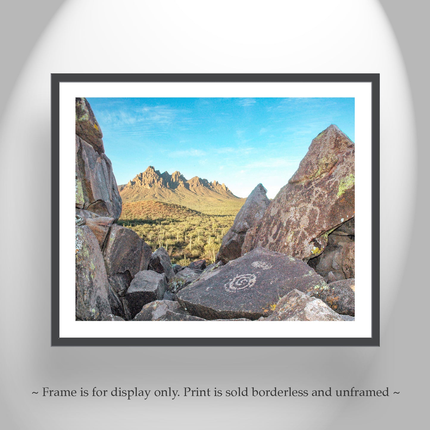 Native American Petroglyph Art - Arizona Desert Rock Print