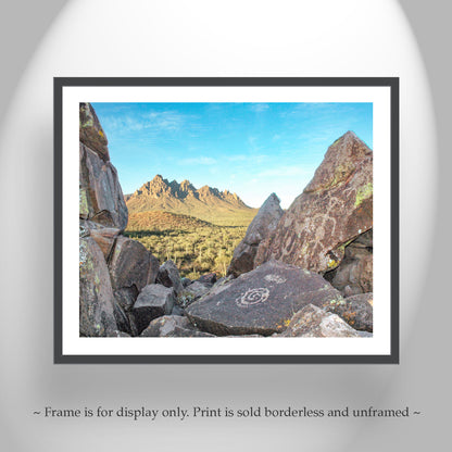 Native American Petroglyph Art - Arizona Desert Rock Print