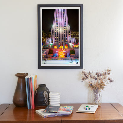Rockefeller Center Ice Skating Rink | NYC Photography Wall Decor