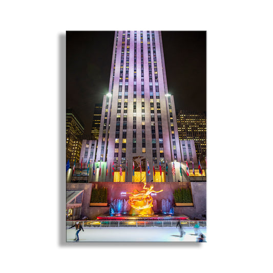 Rockefeller Center Ice Skating Rink | NYC Photography Wall Decor
