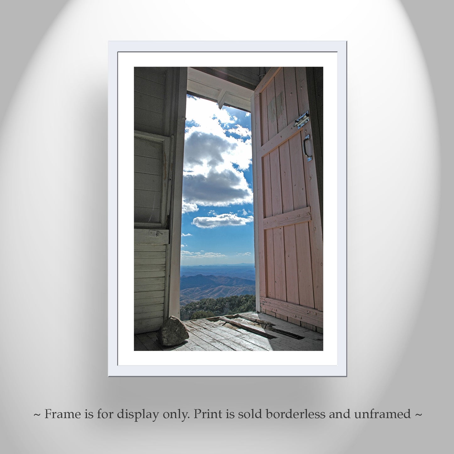 Surreal Art of Mexico Border Landscape Atascosa Mountains Peak Southern Arizona