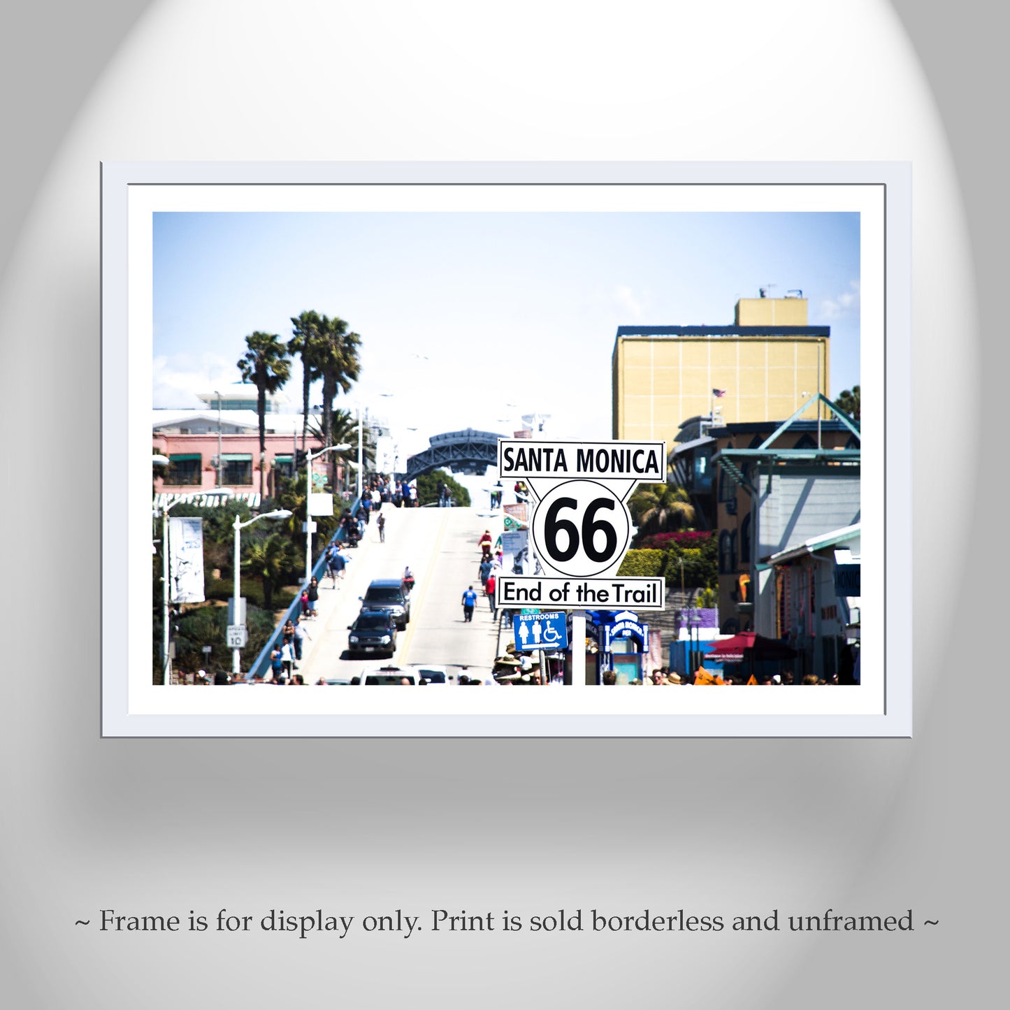Route 66 Santa Monica California Travel Art – Los Angeles Street Photography