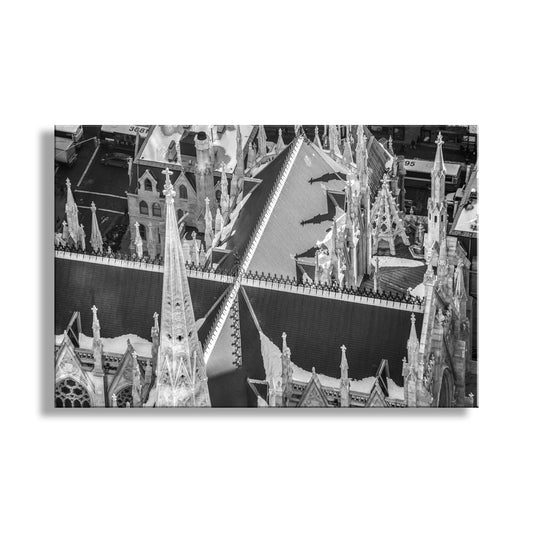 St Patricks Cathedral Art Print in Black and White | NYC Wall Decor
