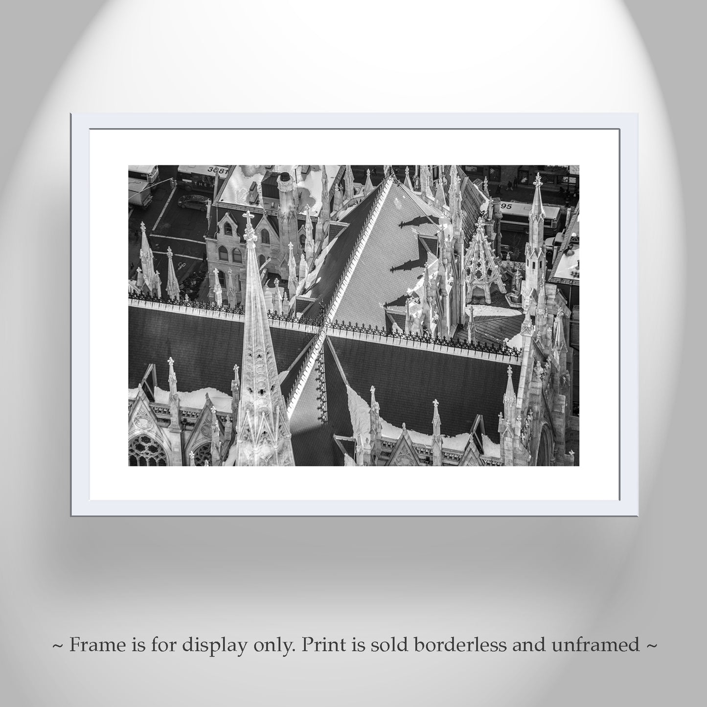 St Patricks Cathedral Art Print in Black and White | NYC Wall Decor