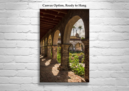 San Juan Capistrano Mission Photo as California Travel Art