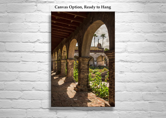 San Juan Capistrano Mission Photo as California Travel Art