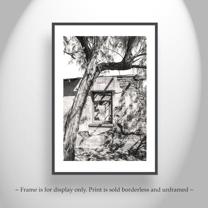 Arizona Desert Adobe Ruins in Sepia Tone | Southwest Wall Decor
