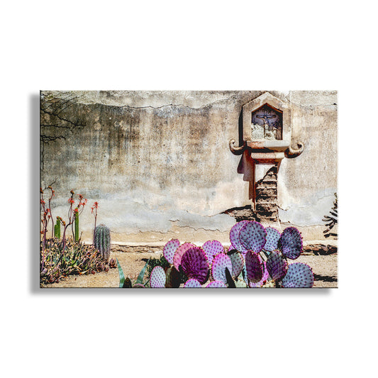 Southwestern Wall Art with San Xavier Mission Adobe in Tucson Arizona