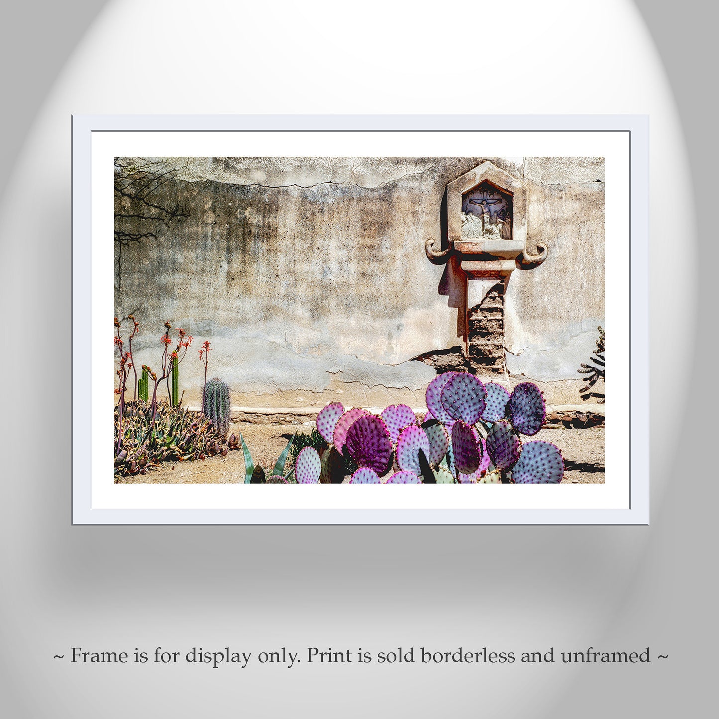 Southwestern Wall Art with San Xavier Mission Adobe in Tucson Arizona