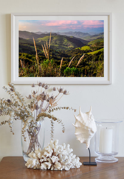 Santa Barbara California Mountain Country Landscape Art Print