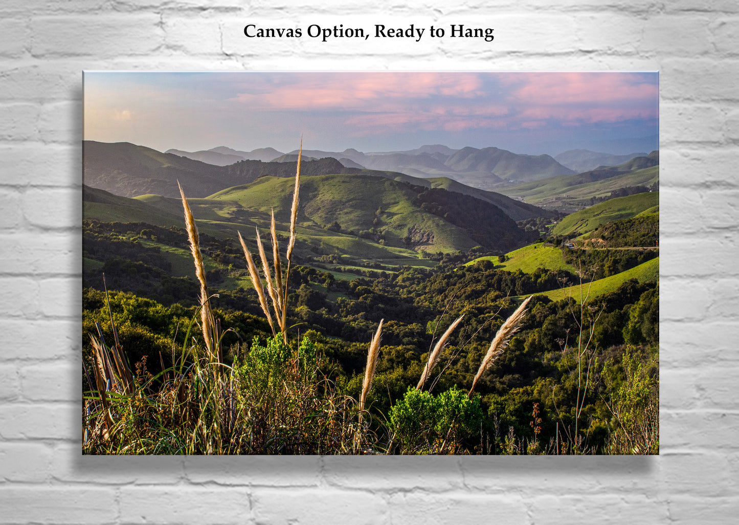 Santa Barbara California Mountain Country Landscape Art Print