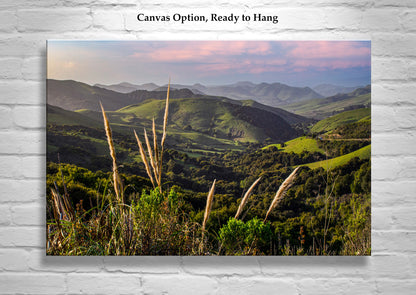 Santa Barbara California Mountain Country Landscape Art Print